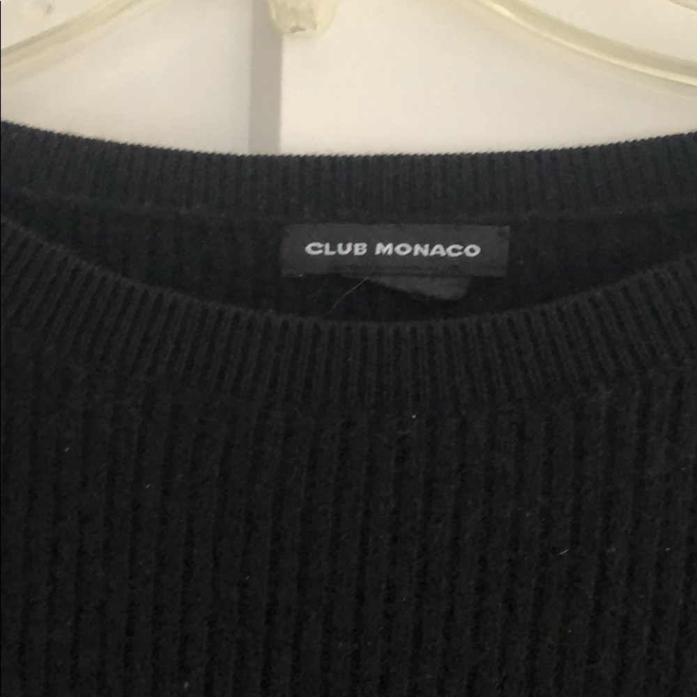 Club Monaco Ribbed Wool Mini Dress - Picture 5 of 6